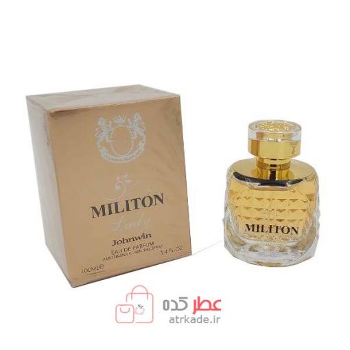 عطر ادکلن جانوین میلتون لیدی ادو پرفیوم 100 میل Johnwin Militon lady eau de parfum 100ml