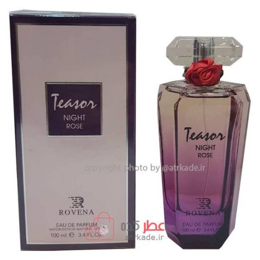 عطر ادکلن روونا نایت رز ادو پرفیوم  حجم 100 میل Rovena night rose Eau De Parfum 100ml