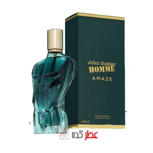 عطر مردانه فراگرنس ورد john gustay Amaze "ژان پل گوتیه له بو" حجم 100 میل